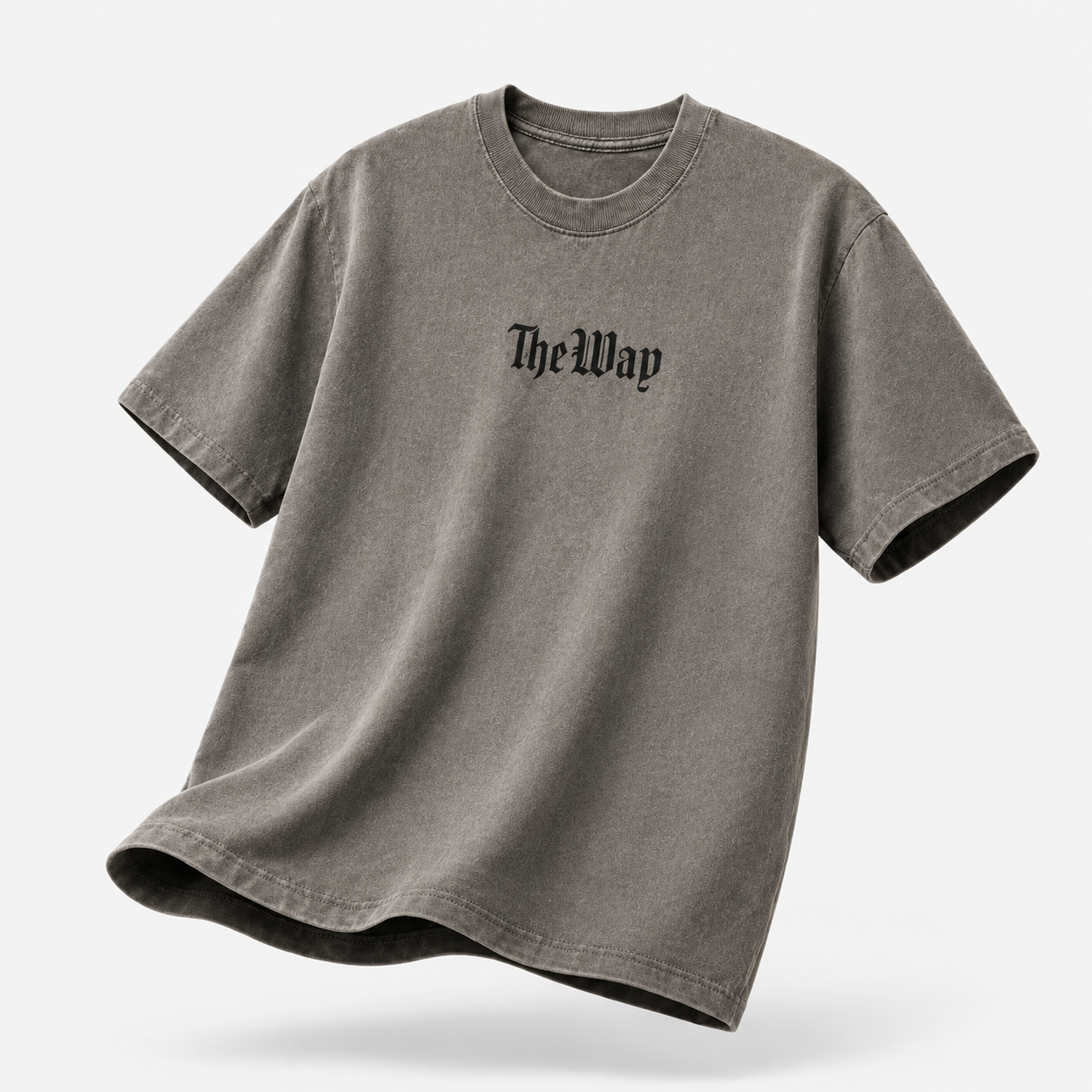T-Shirt THE WAY 2026 Oversize Grey Plein